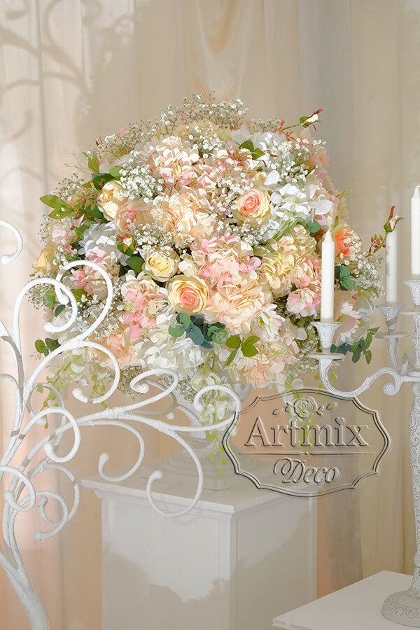 Свадебные стойки (колонны/тумбы) с цветами
