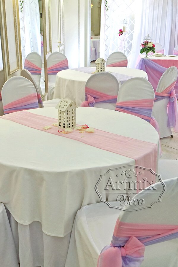 Декоративный световой домик на свадебные столы гостей