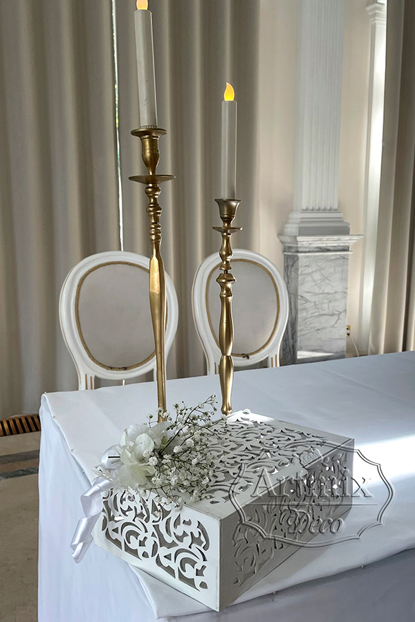 Свадебное оформление зала в Tsar Palace Luxury, город Пушкин