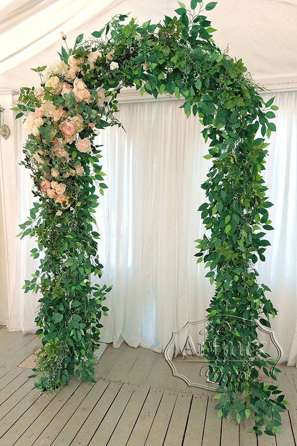 Свадебная арка в эко-стиле