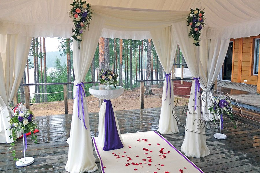 Свадебная арка по форме шатра