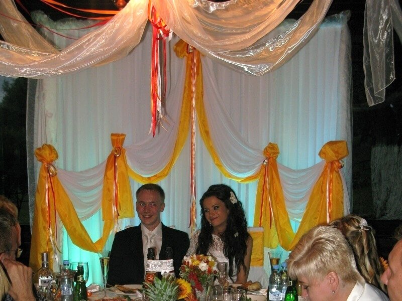 Свадьба Александра и Ольги в беседки ресторана "Чинар", 23 июля 2012 года