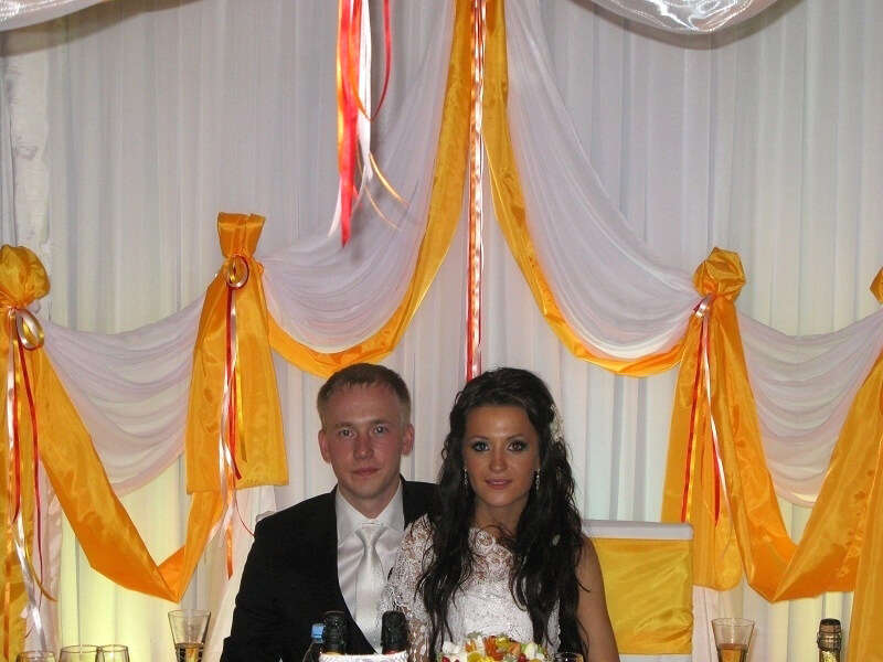 Свадьба Александра и Ольги в беседки ресторана "Чинар", 23 июля 2012 года