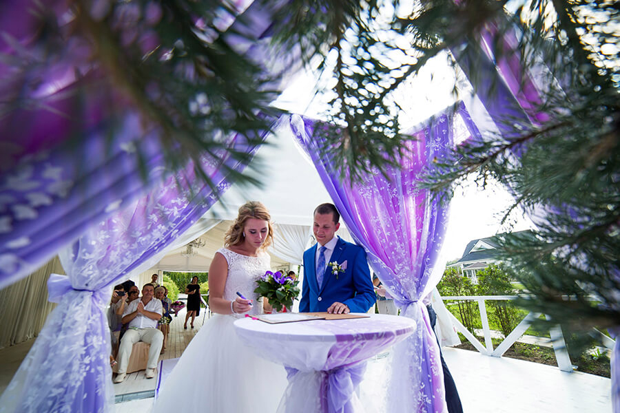 Свадьба Артёма и Марии 3 июля 2016 года в загородном комплексе Иваново Подворье